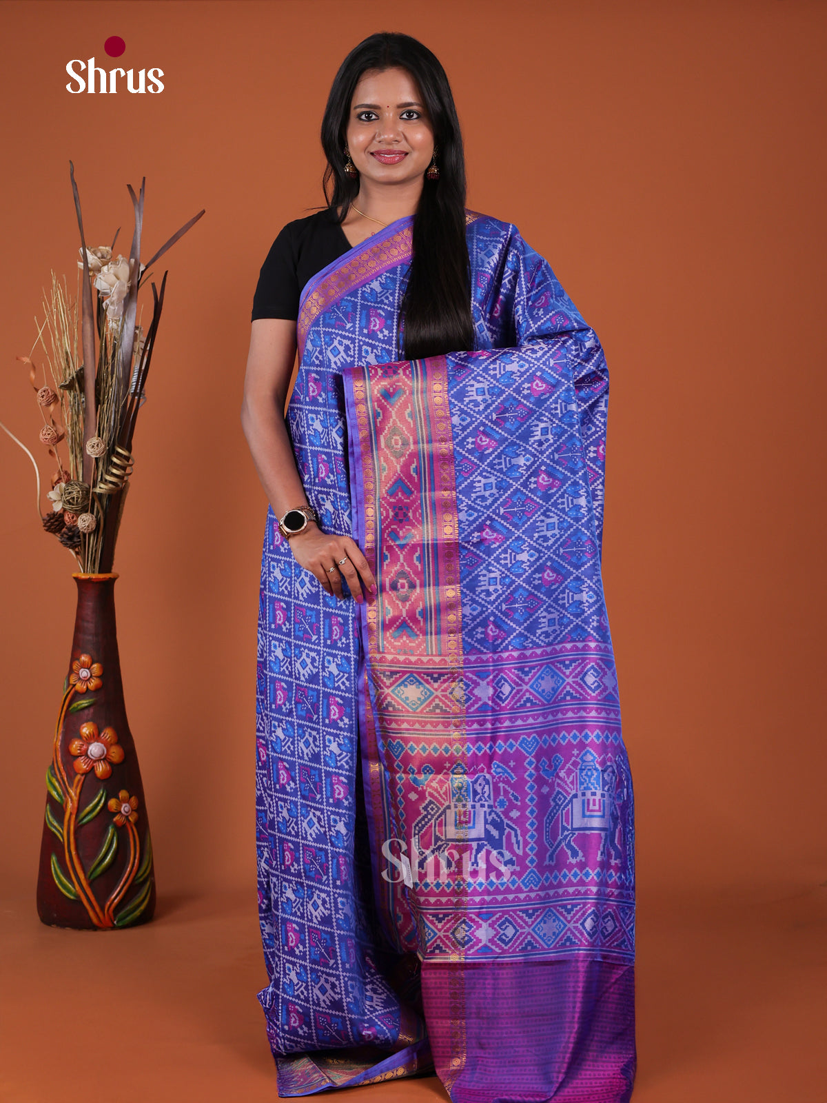 Semi Patola Saree - EH04153