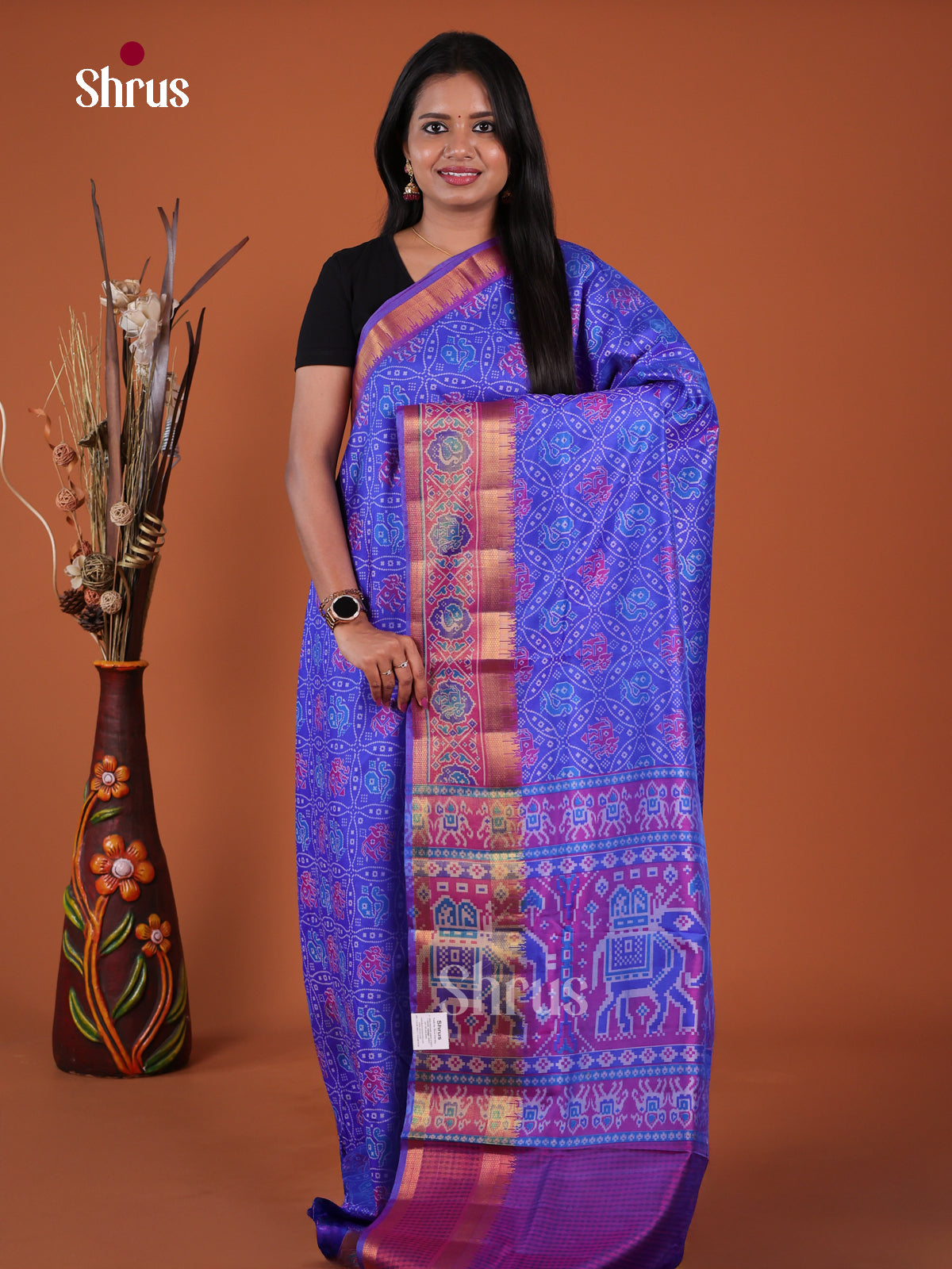 Semi Patola Saree - EH04154