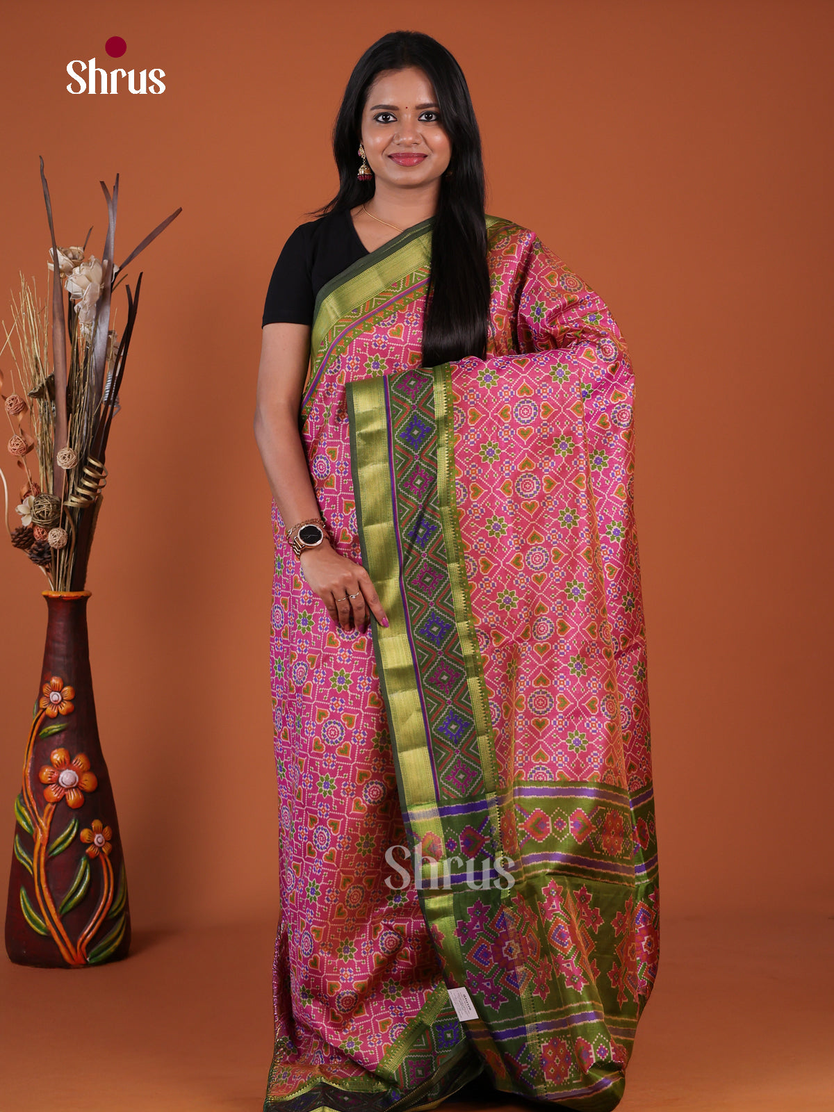 Semi Patola Saree - EH04162