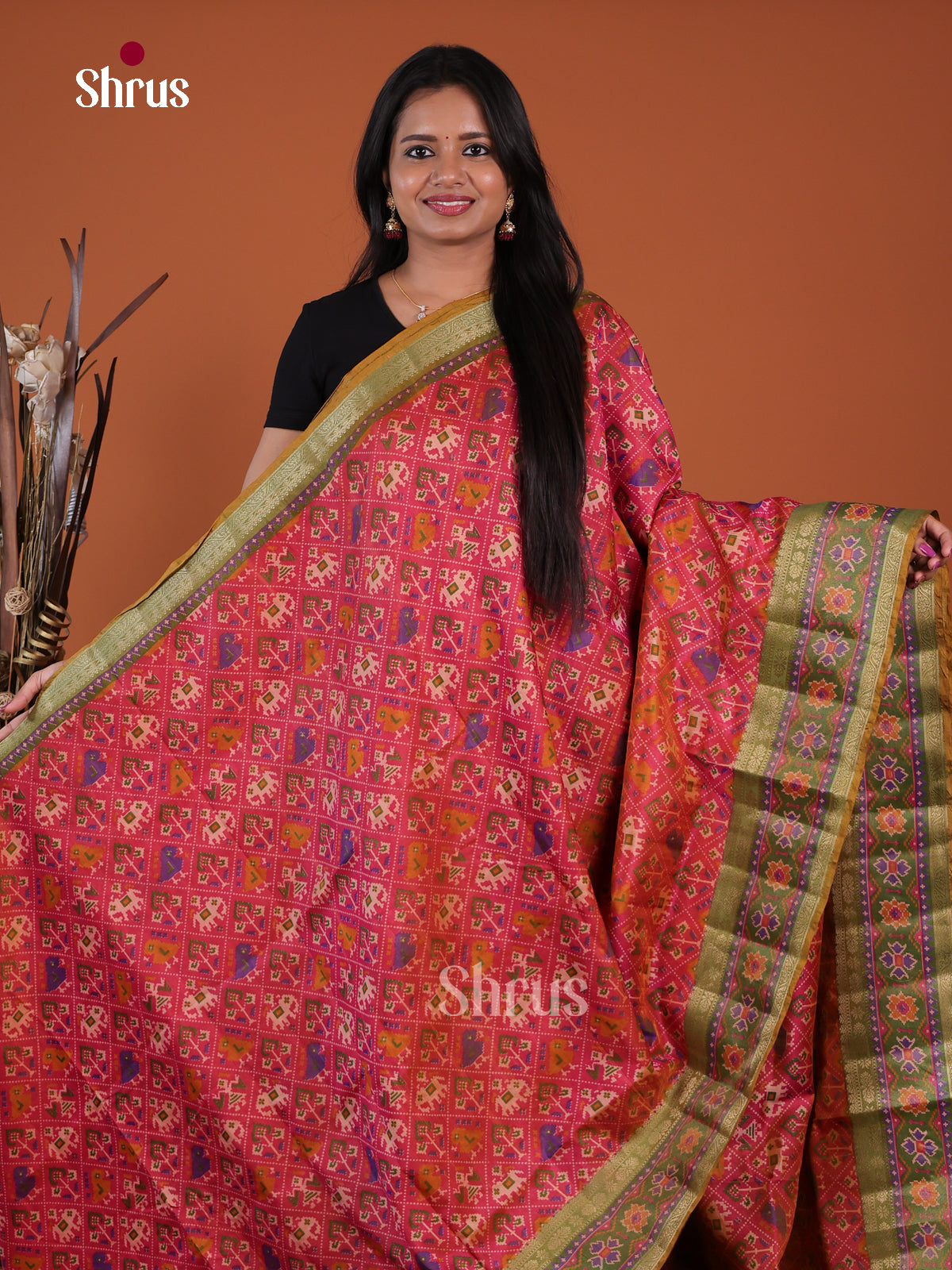 Semi Patola Saree - EH04163