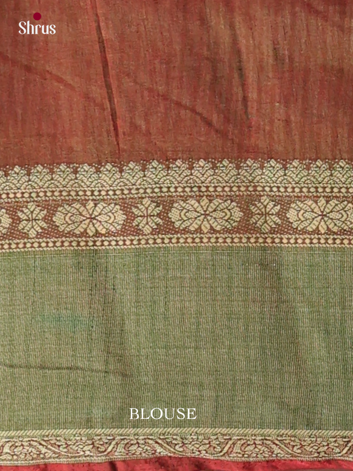 Pink & Brown - Semi Patola Saree