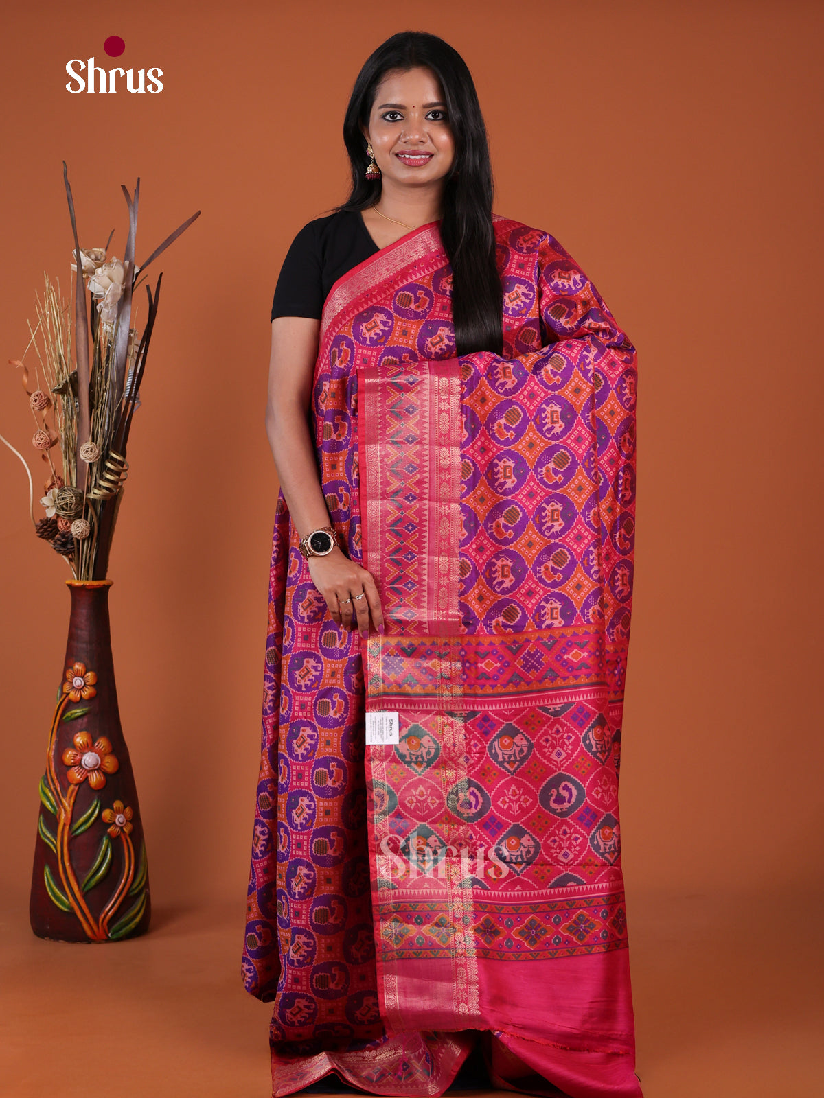 Semi Patola Saree - EH04172