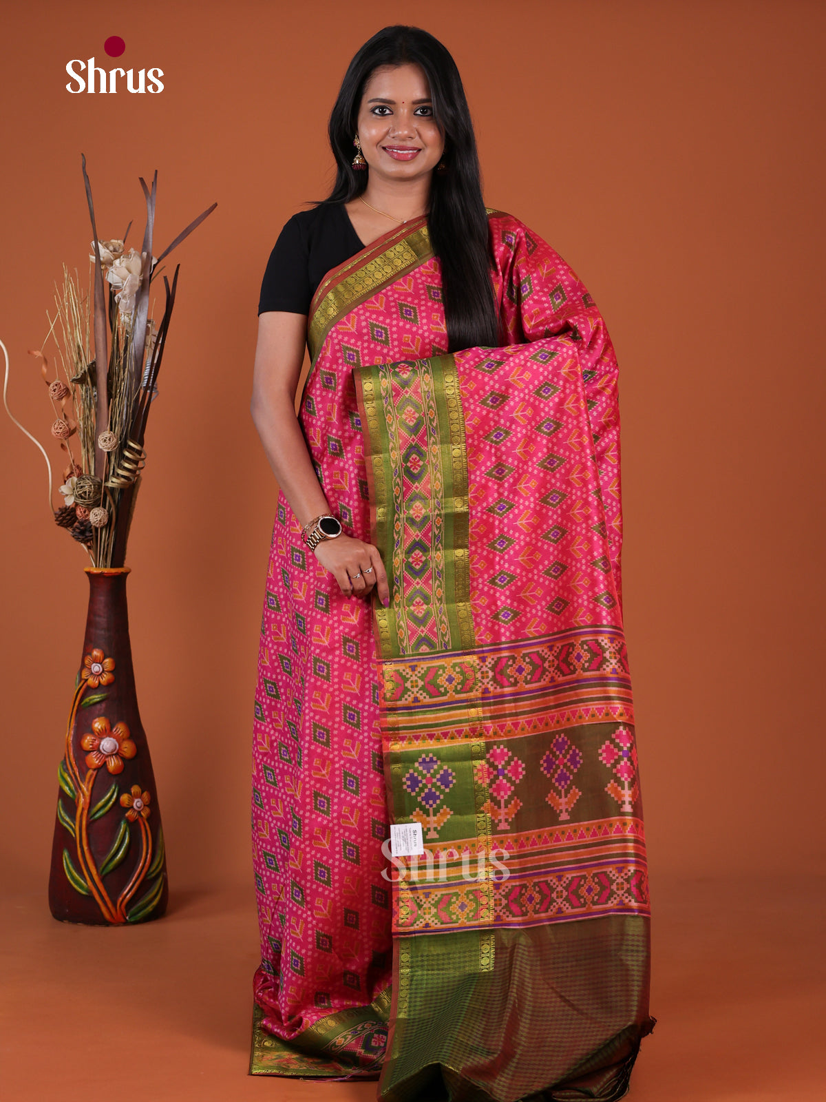 Semi Patola Saree - EH04178