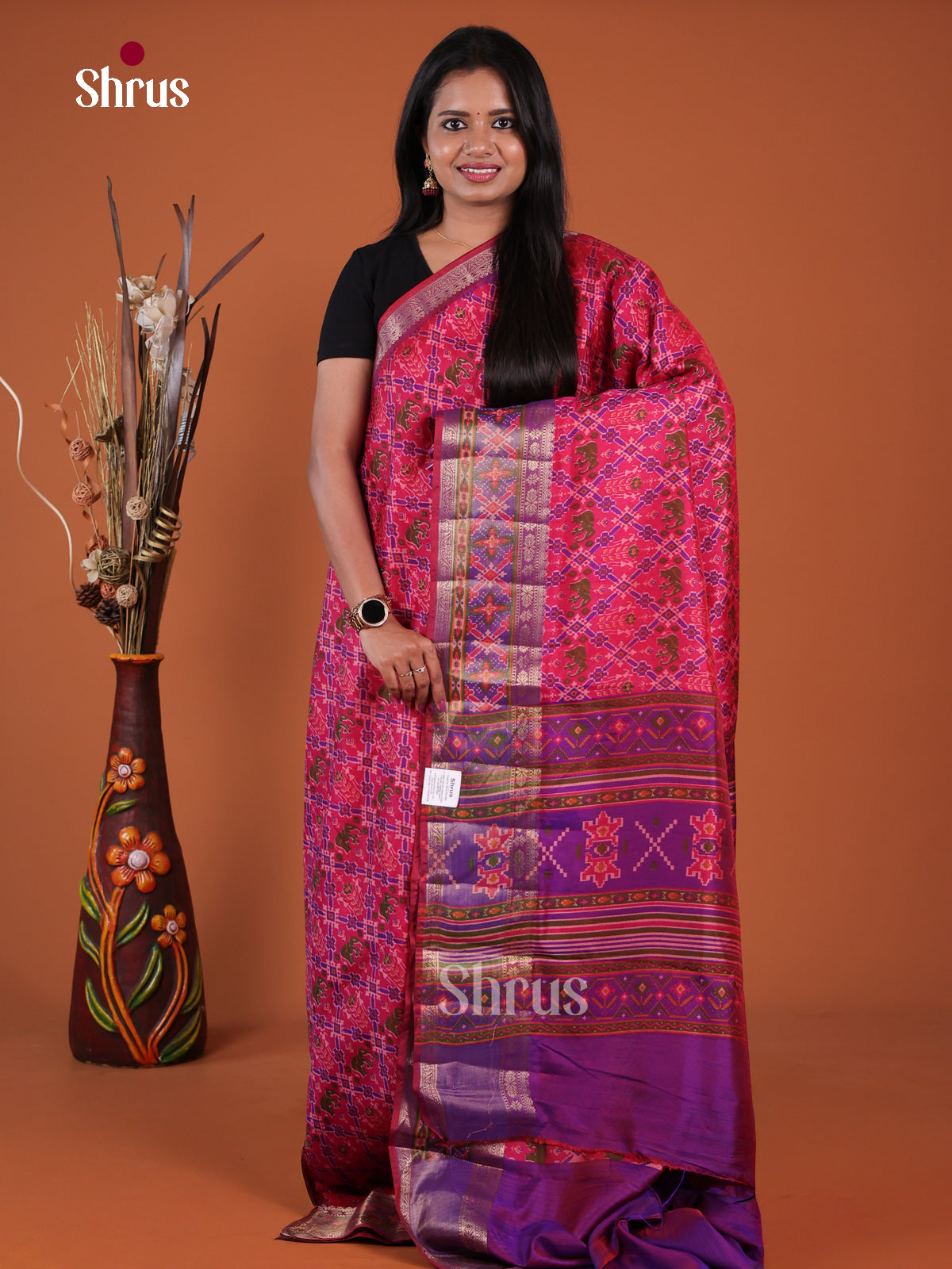 Semi Patola Saree - EH04179