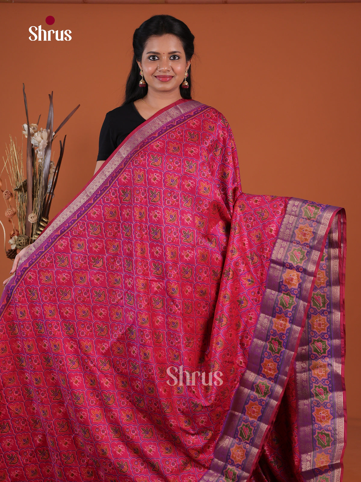 Semi Patola Saree - EH04182