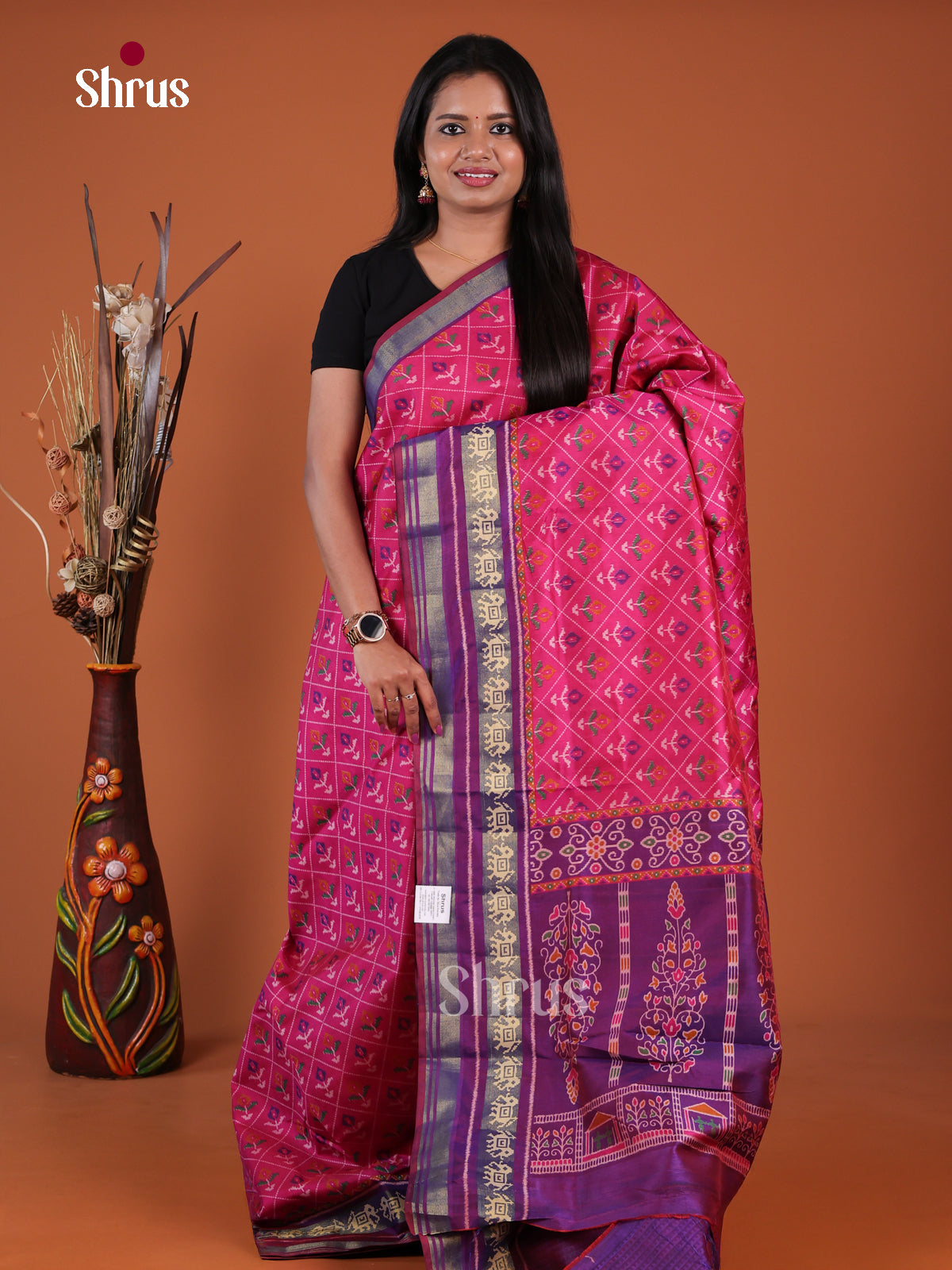 Semi Patola Saree - EH04190
