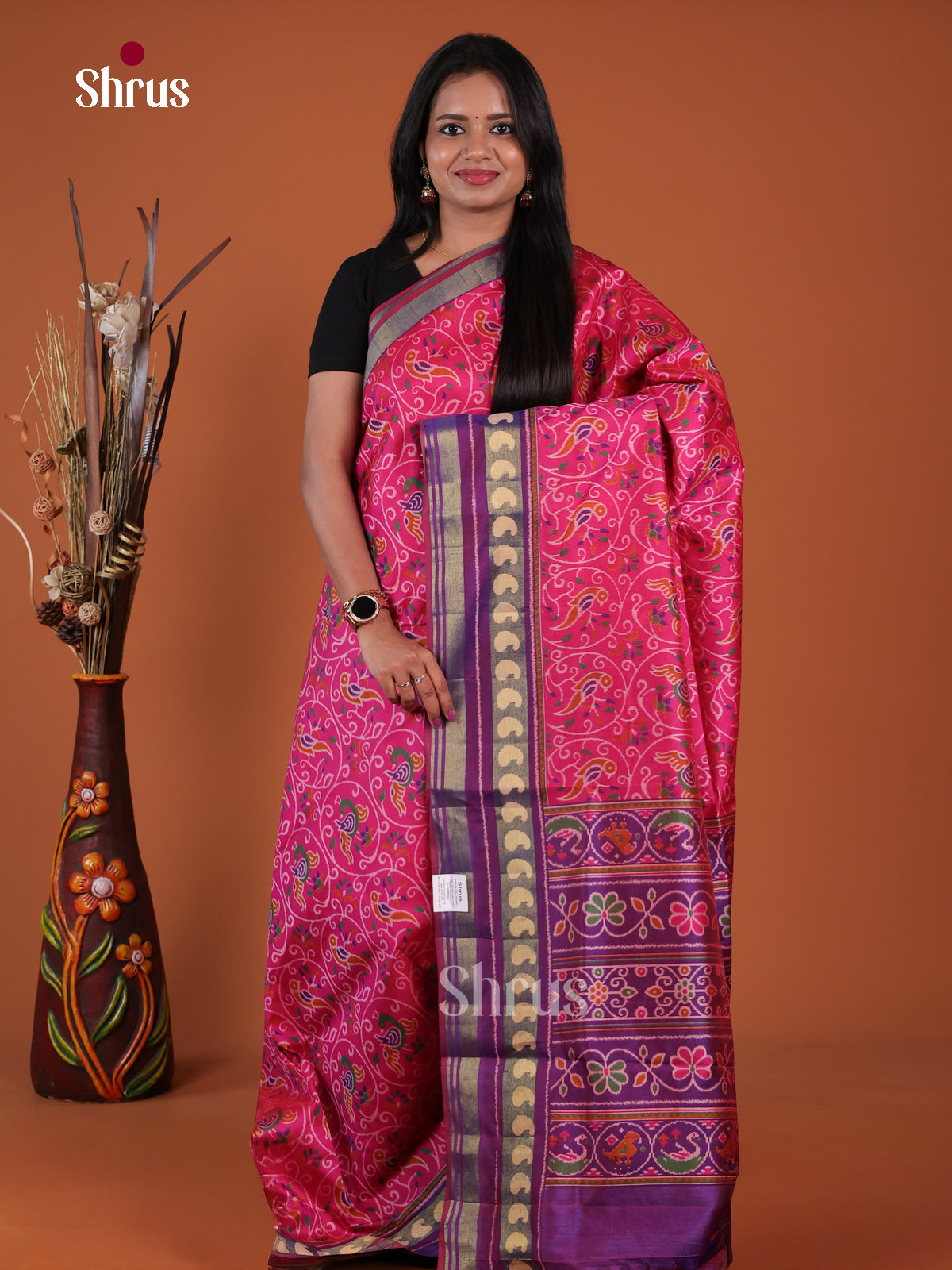 Semi Patola Saree - EH04191