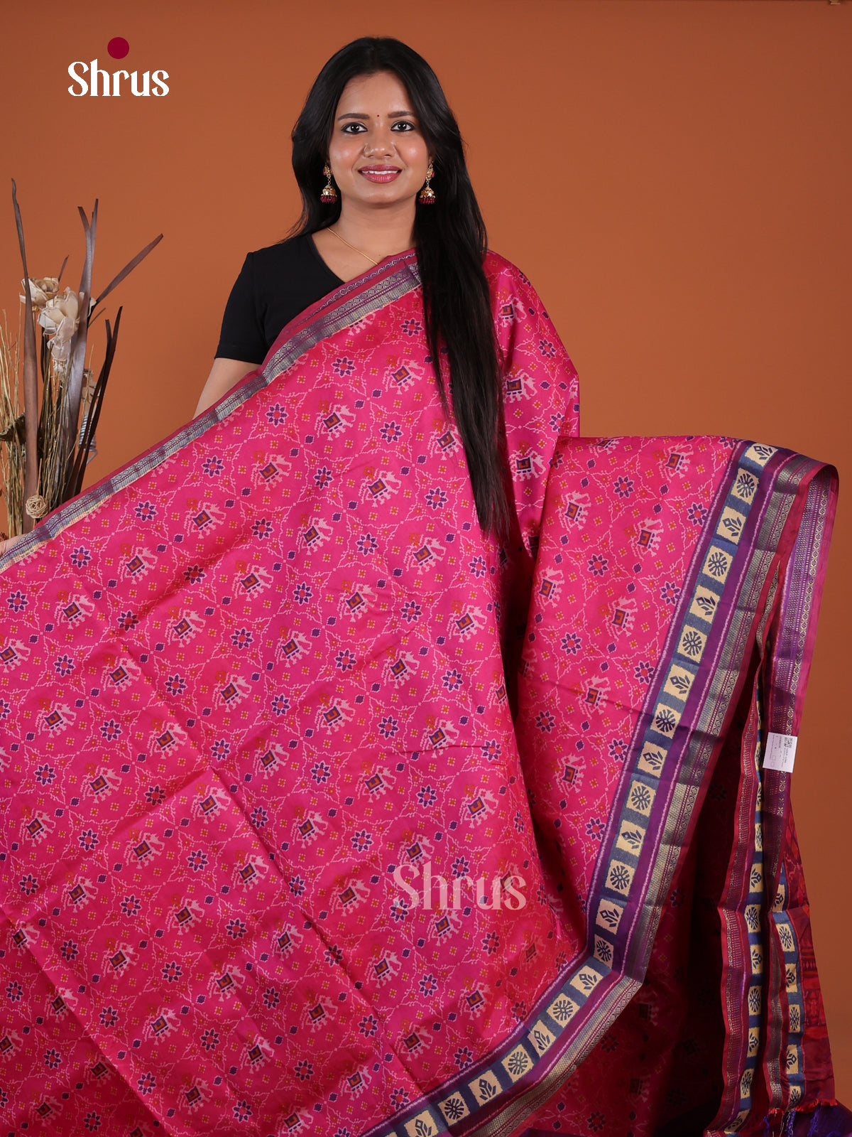 Semi Patola Saree - EH04195 - Shop on Shrus.com
