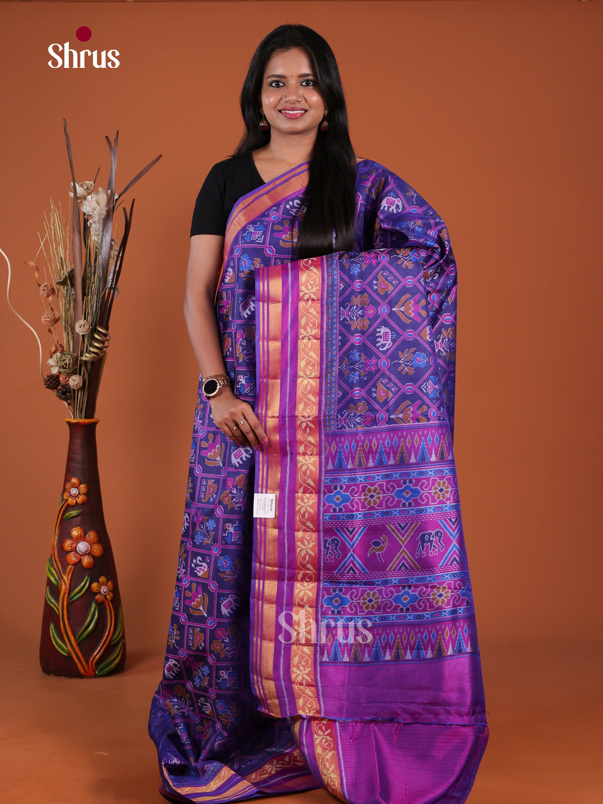 Semi Patola Saree - EH04198