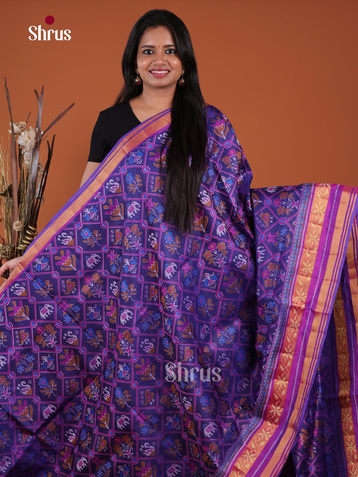 Semi Patola Saree - EH04198