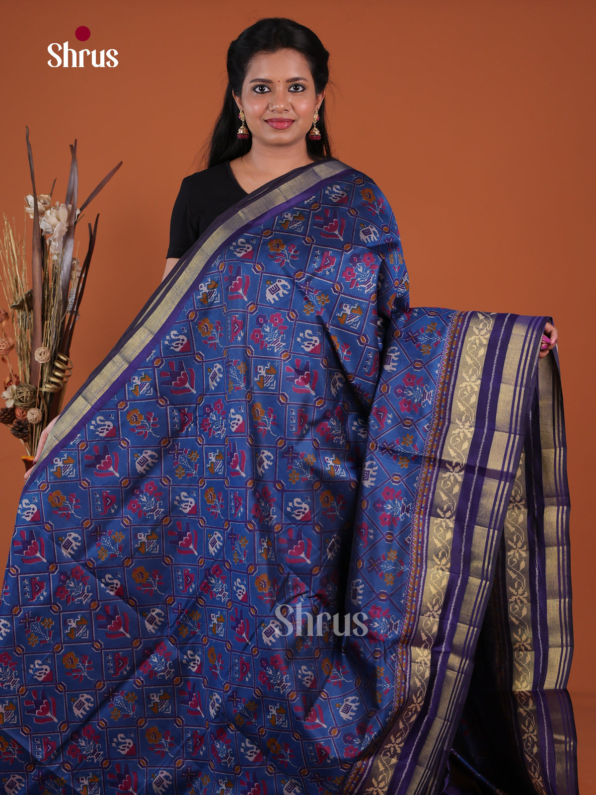 Semi Patola Saree - EH04206