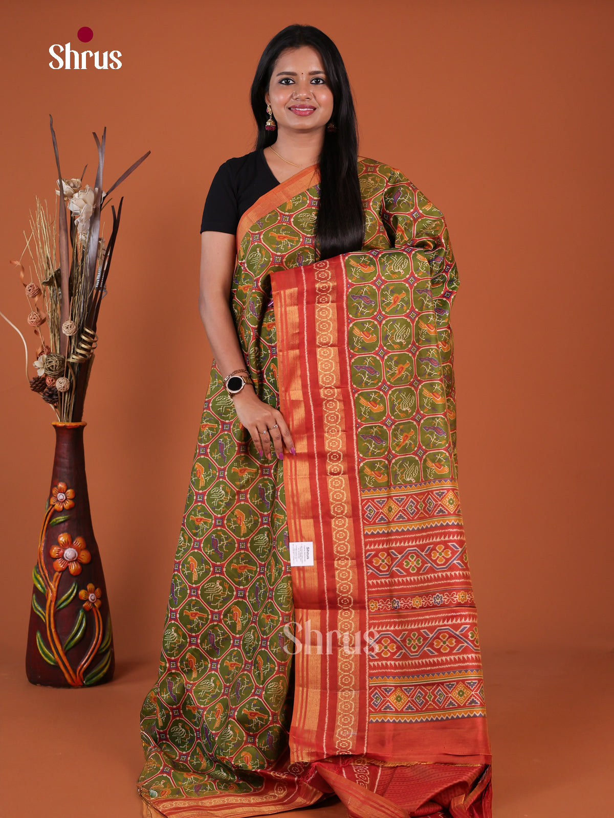 Semi Patola Saree - EH04208