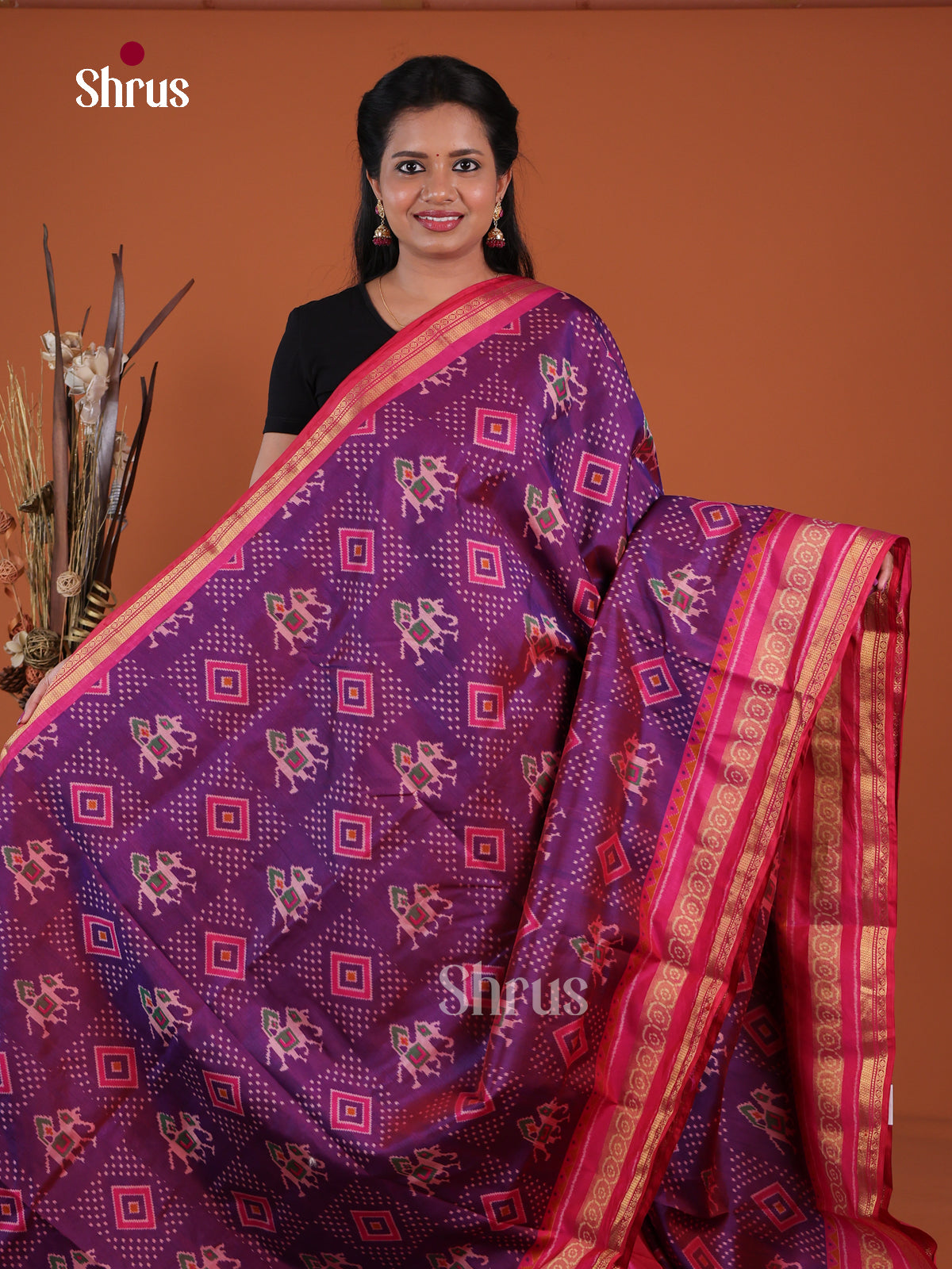 Semi Patola Saree - EH04223