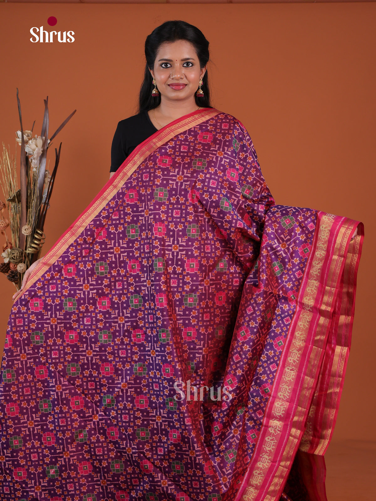 Semi Patola Saree - EH04224