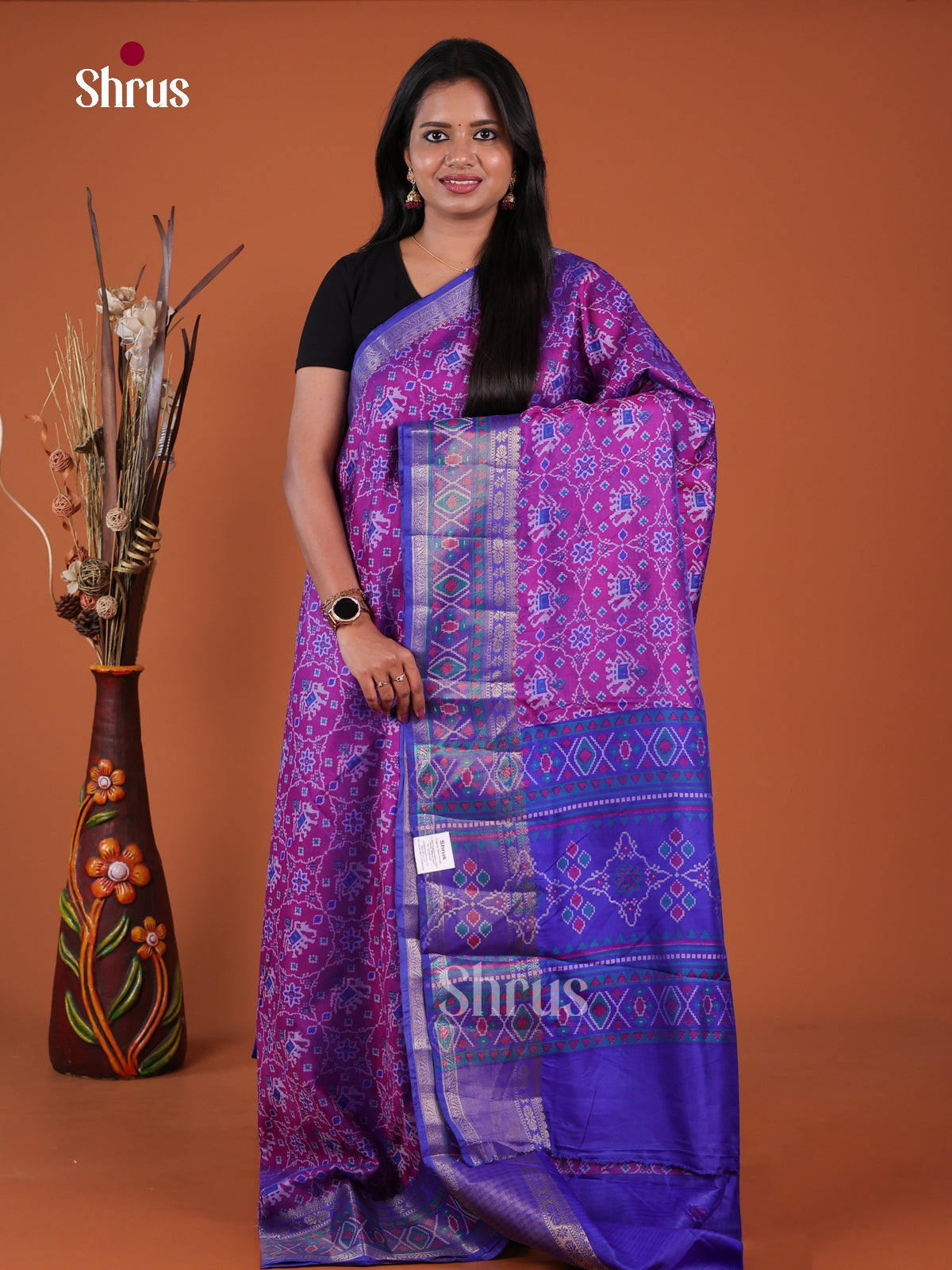 Semi Patola Saree - EH04225