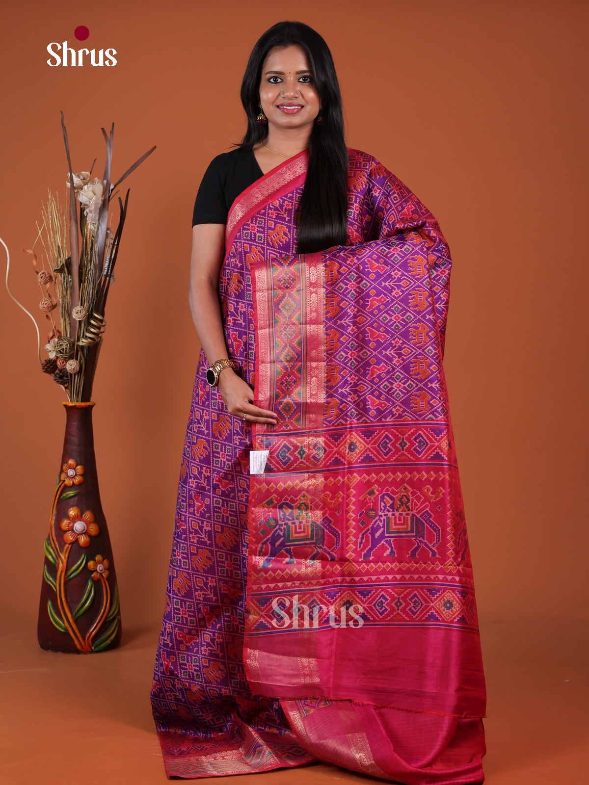 Semi Patola Saree - EH04231