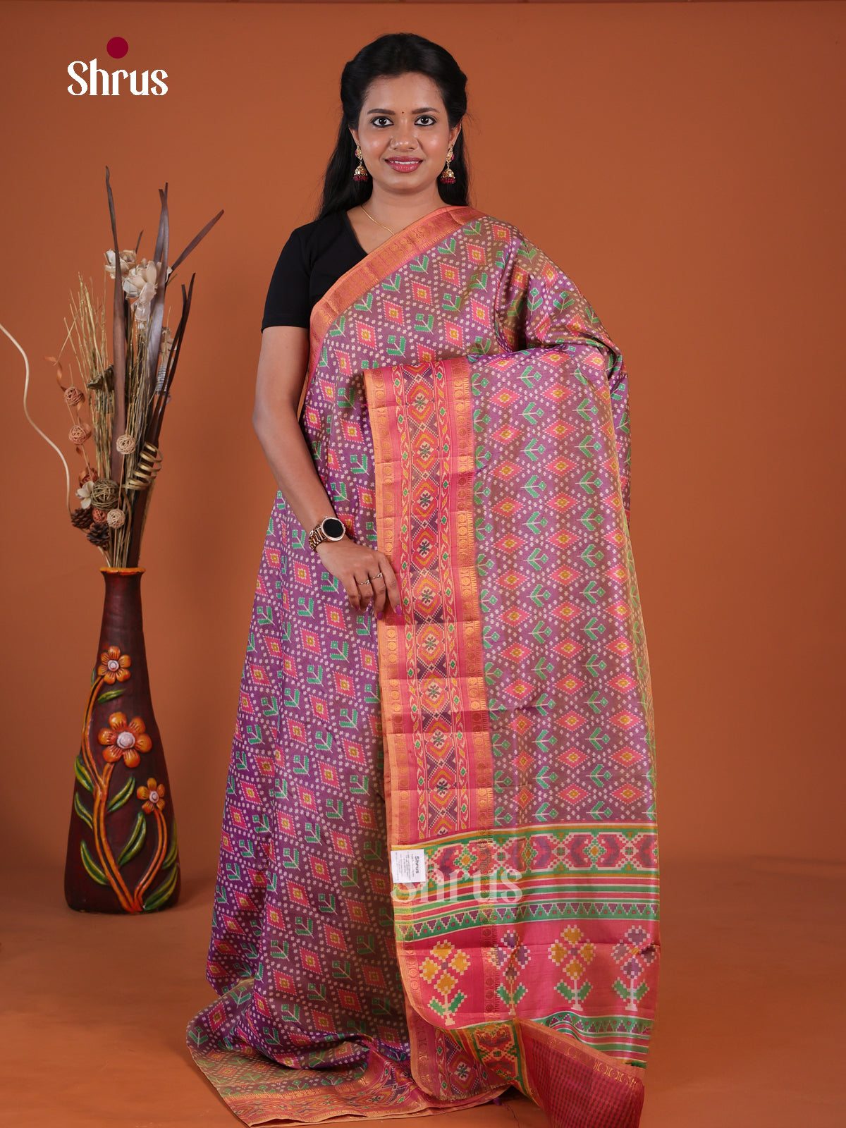 Semi Patola Saree - EH04232