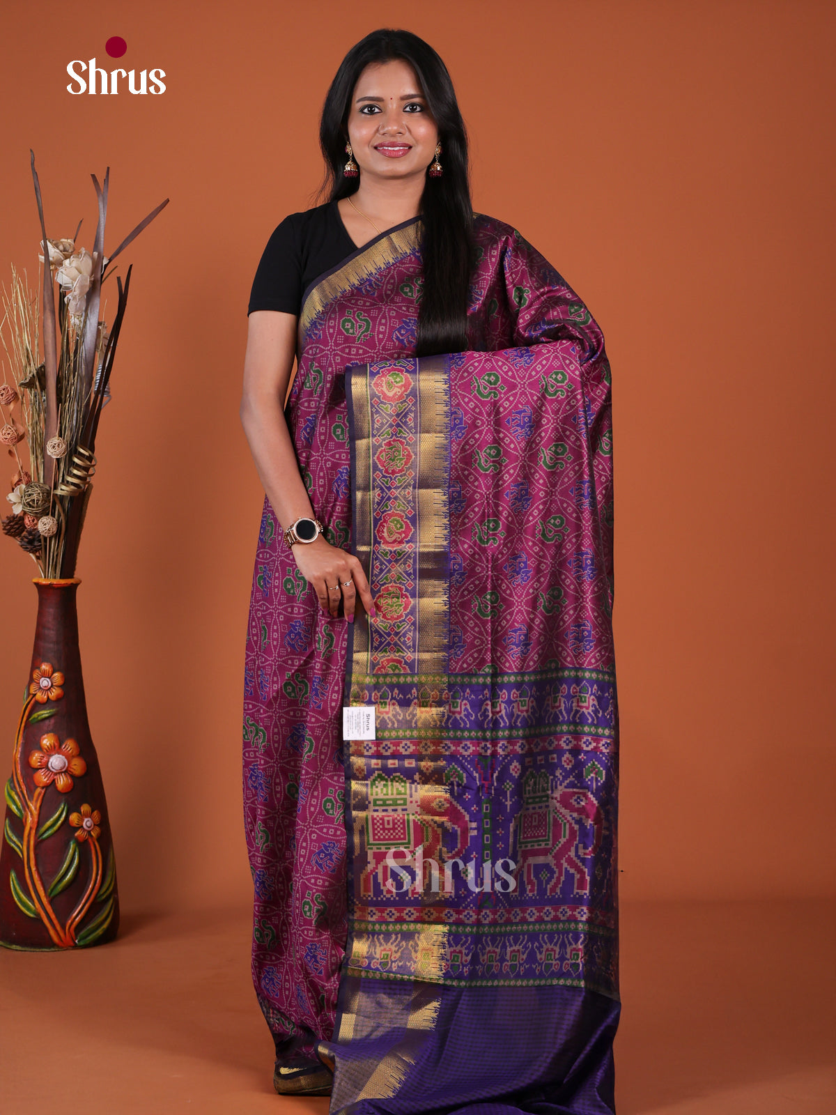 Semi Patola Saree - EH04233