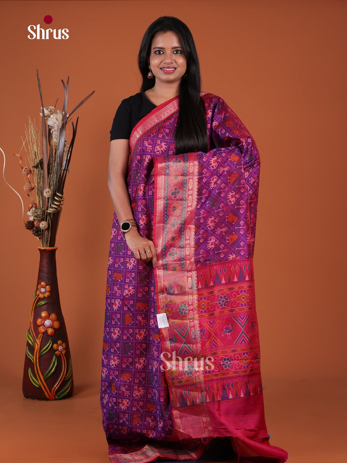 Semi Patola Saree - EH04239