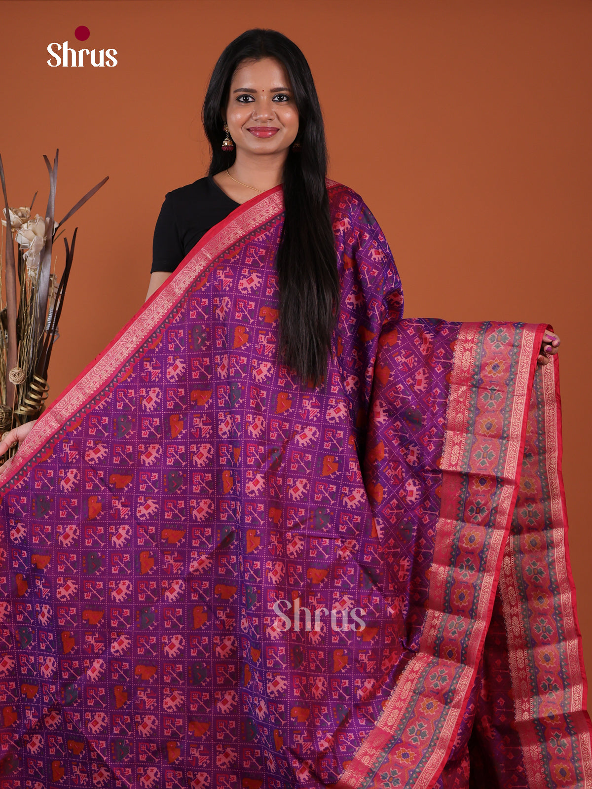 Semi Patola Saree - EH04239