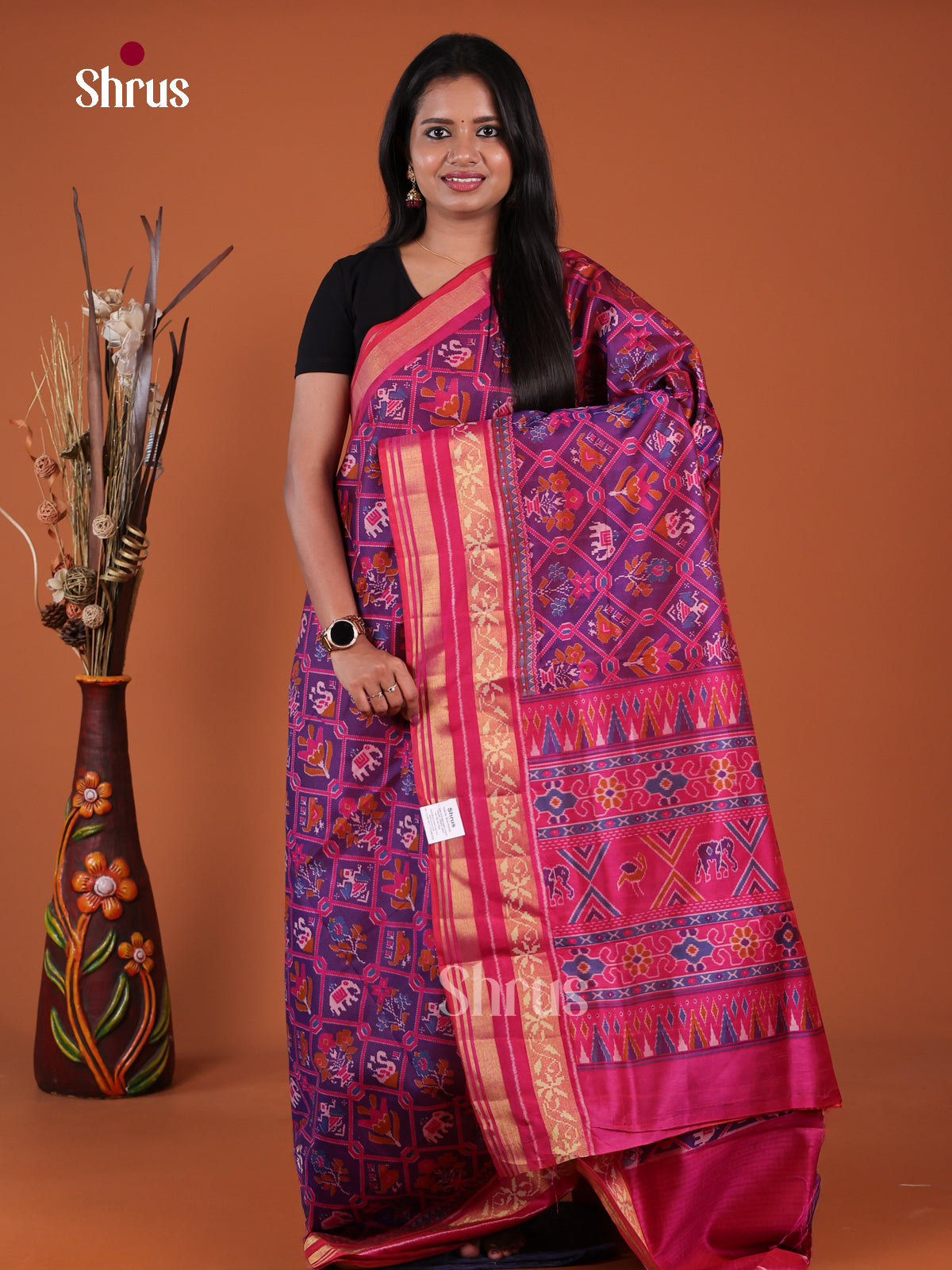 Semi Patola Saree - EH04240