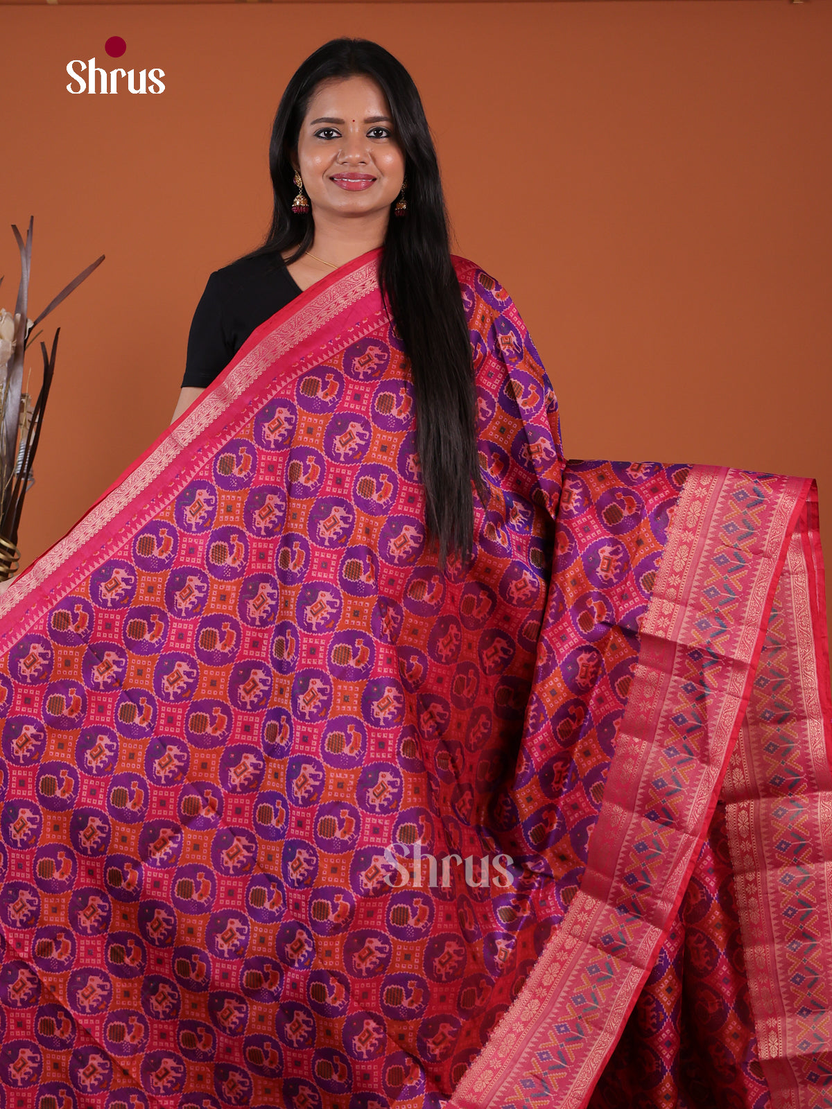 Semi Patola Saree - EH04248