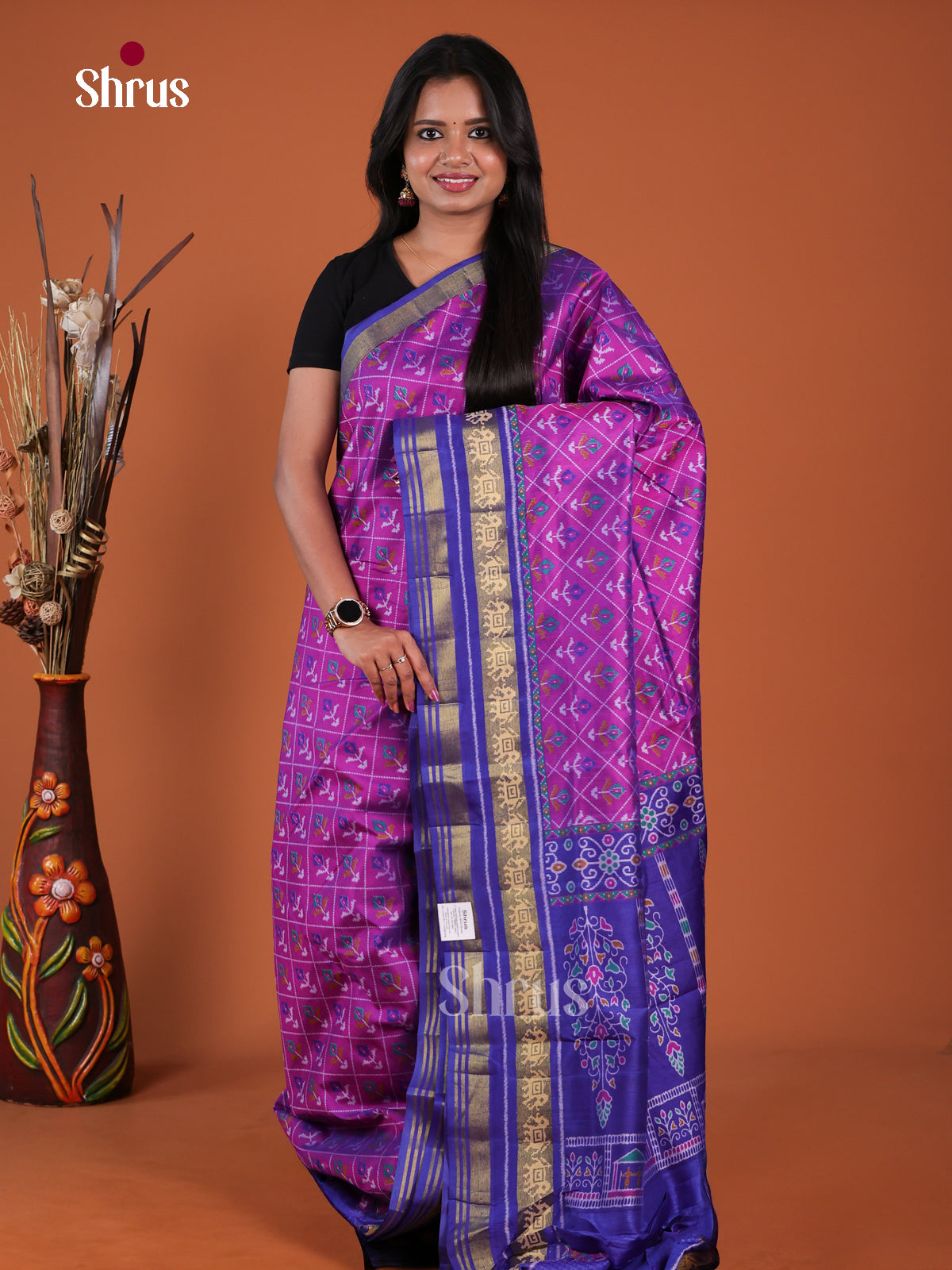 Semi Patola Saree - EH04250