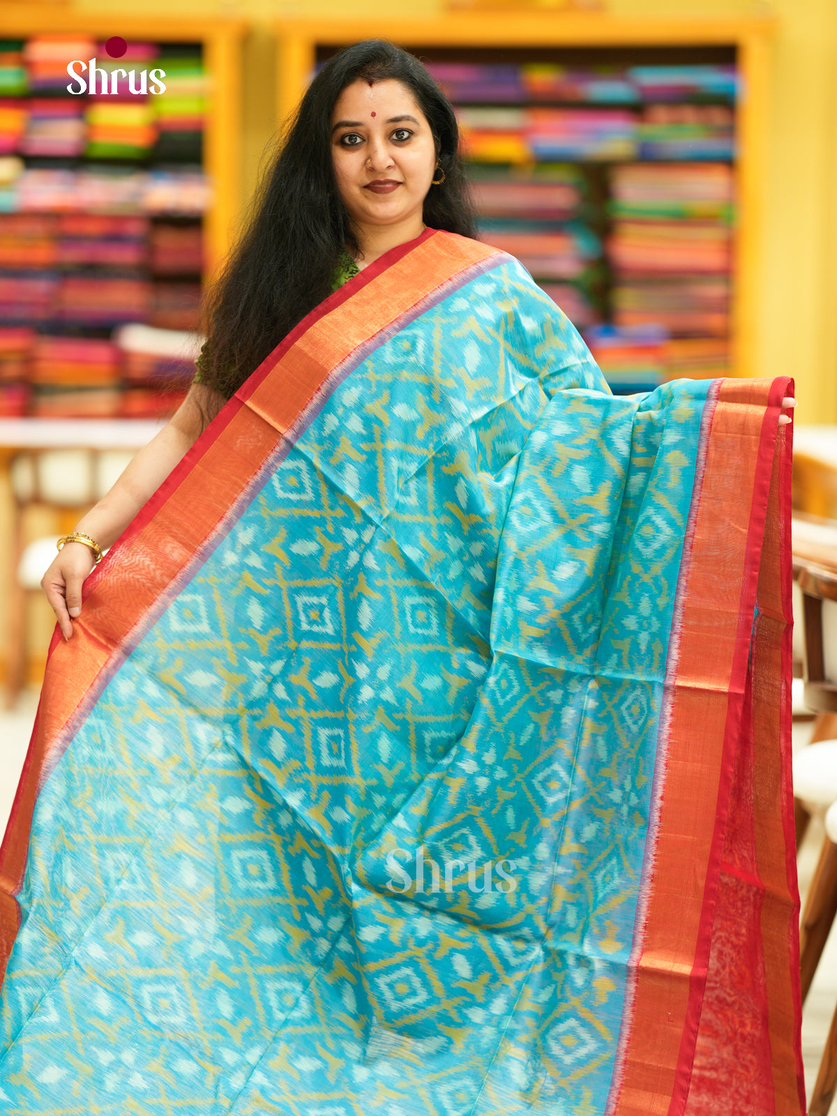 Pochampally sico Saree - EH14001 - Shop on Shrus.com