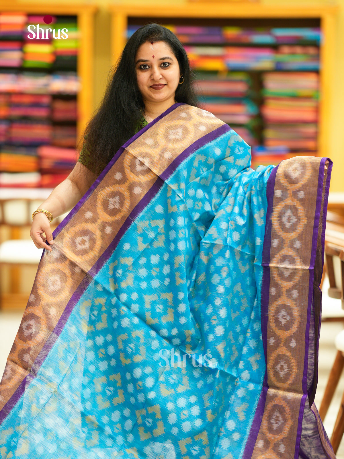 Pochampally sico Saree - EH14058 - Shop on Shrus.com