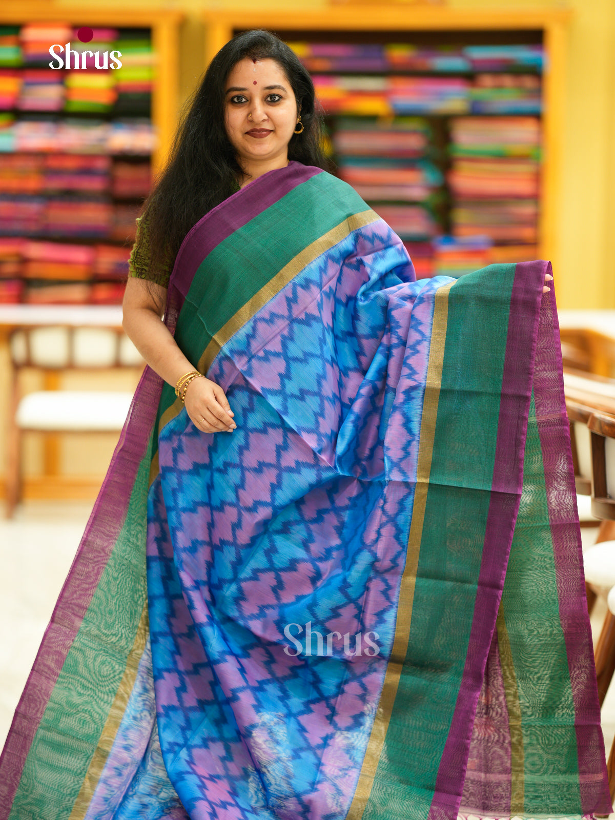 Pochampally sico Saree - EH14061 - Shop on Shrus.com