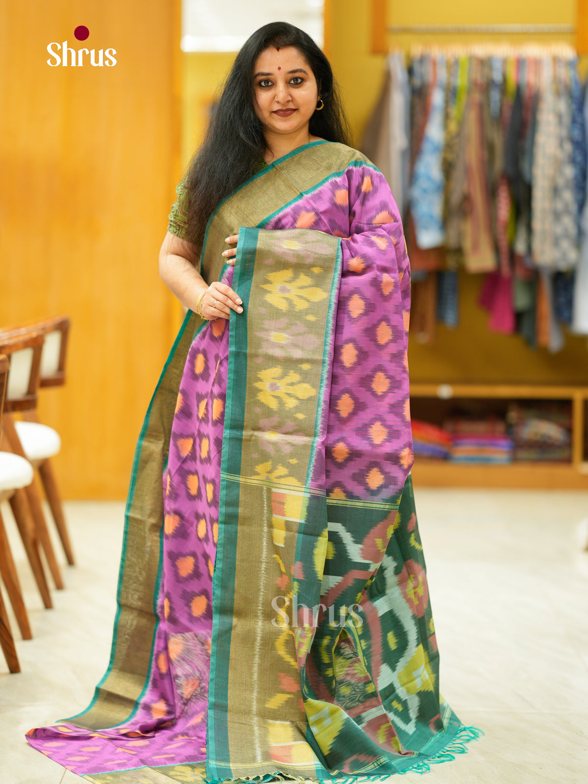 Pochampally sico Saree - EH14076 - Shop on Shrus.com