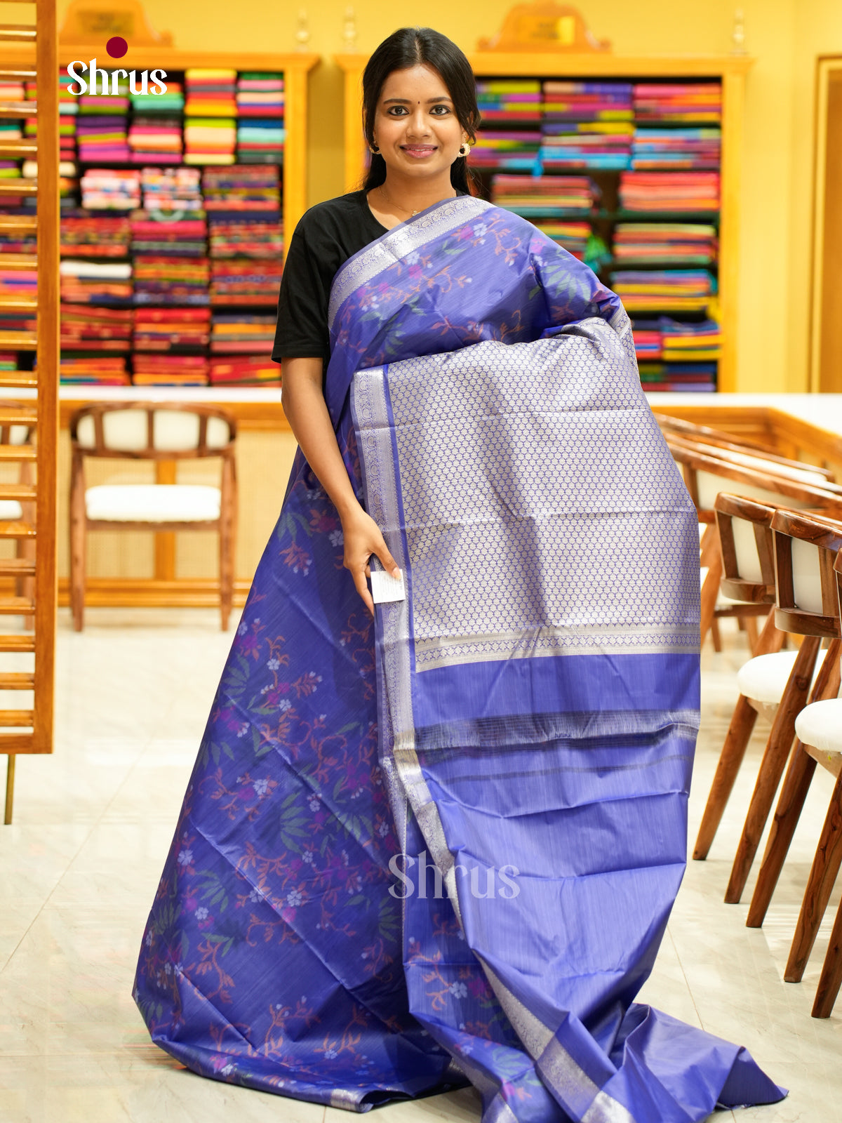 Kanchipuram-halfpure Saree - EH17016