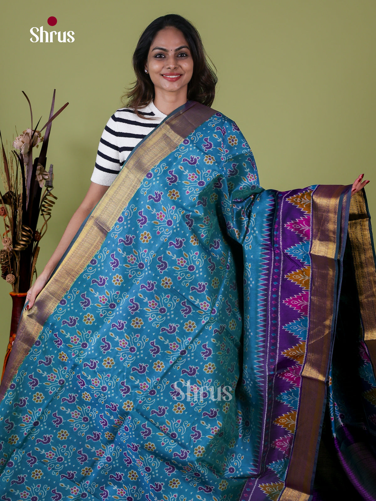 Semi Patola Saree - EH18006