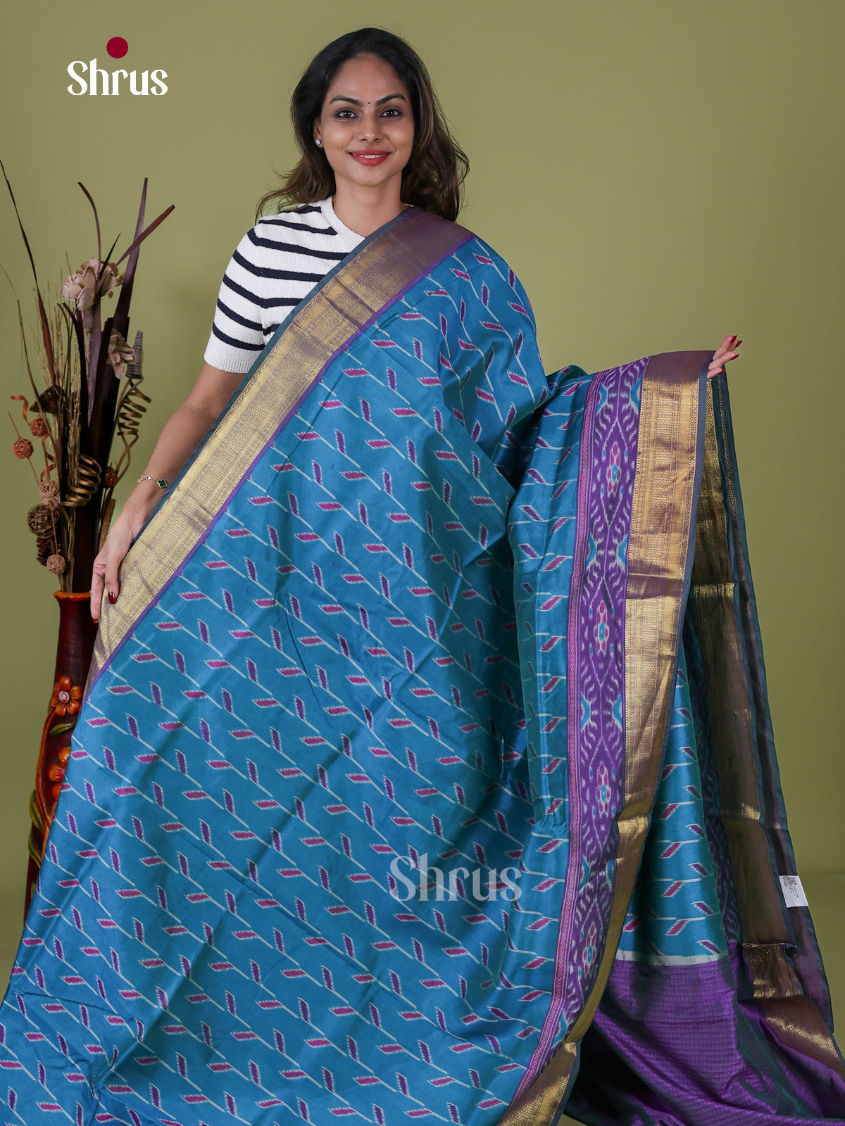 Semi Patola Saree - EH18009