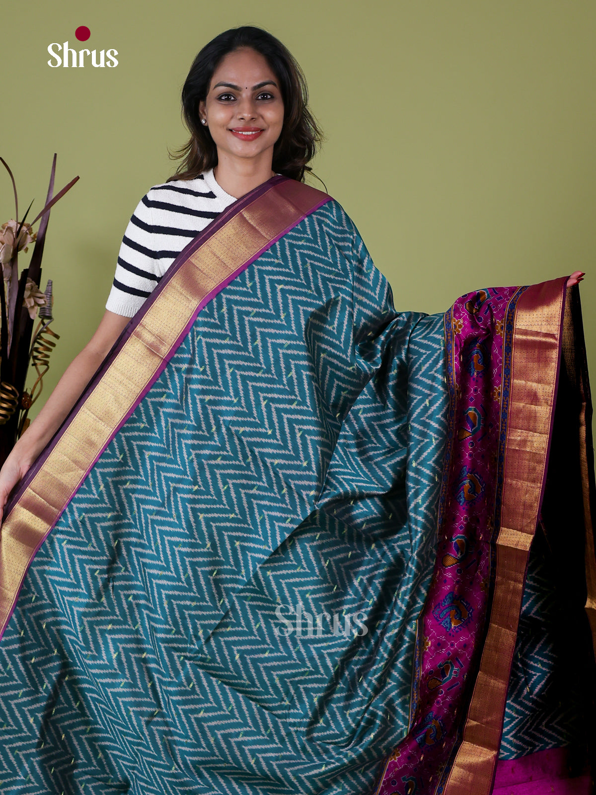 Semi Patola Saree - EH18013