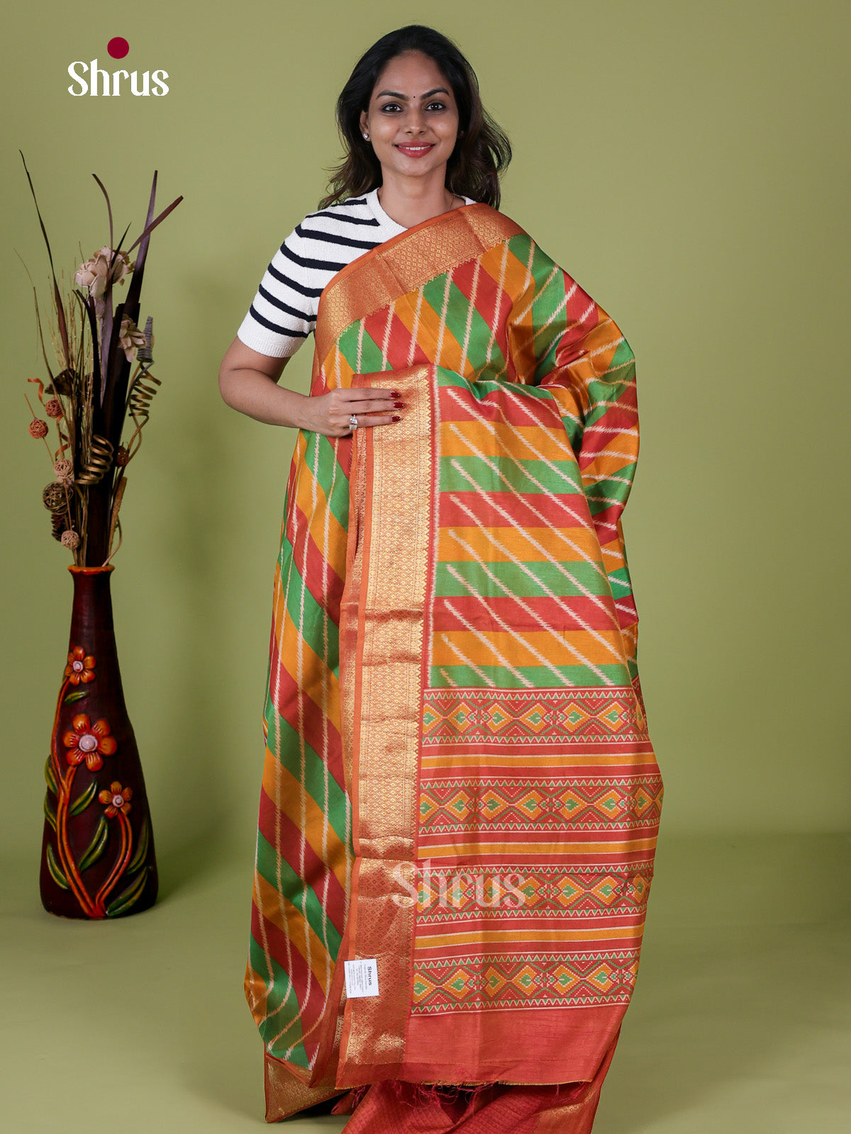Semi Patola Saree - EH18019