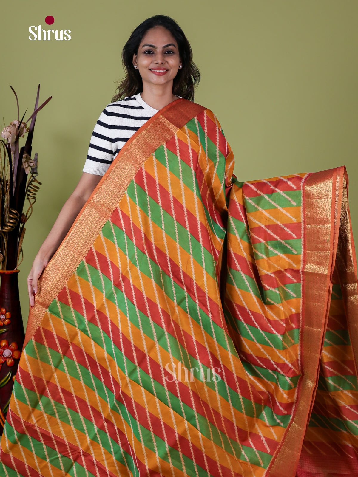 Semi Patola Saree - EH18019