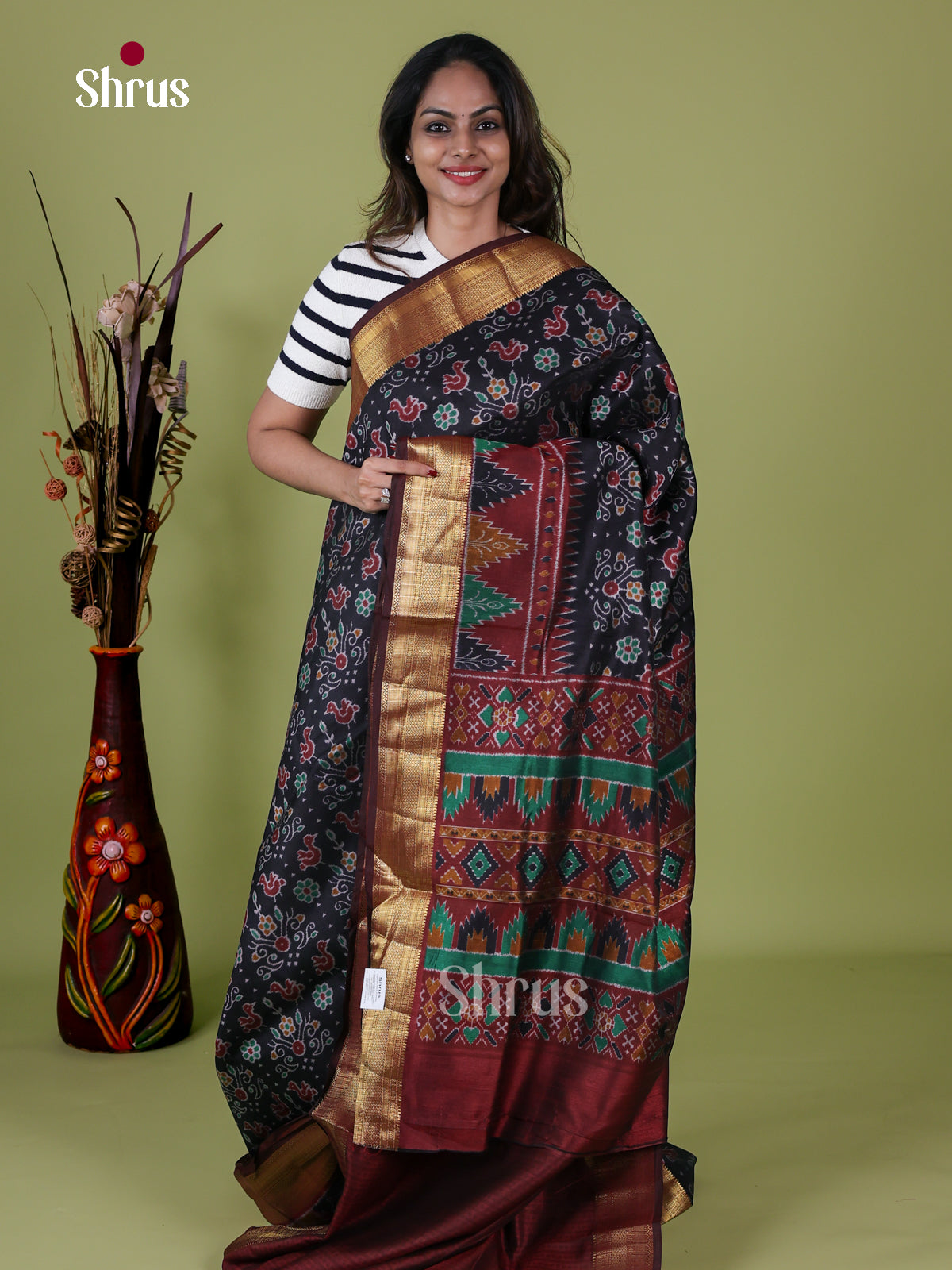 Semi Patola Saree - EH18025