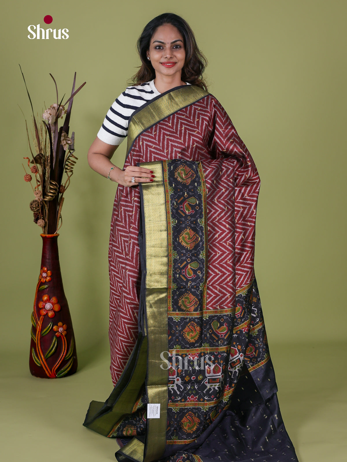 Semi Patola Saree - EH18028