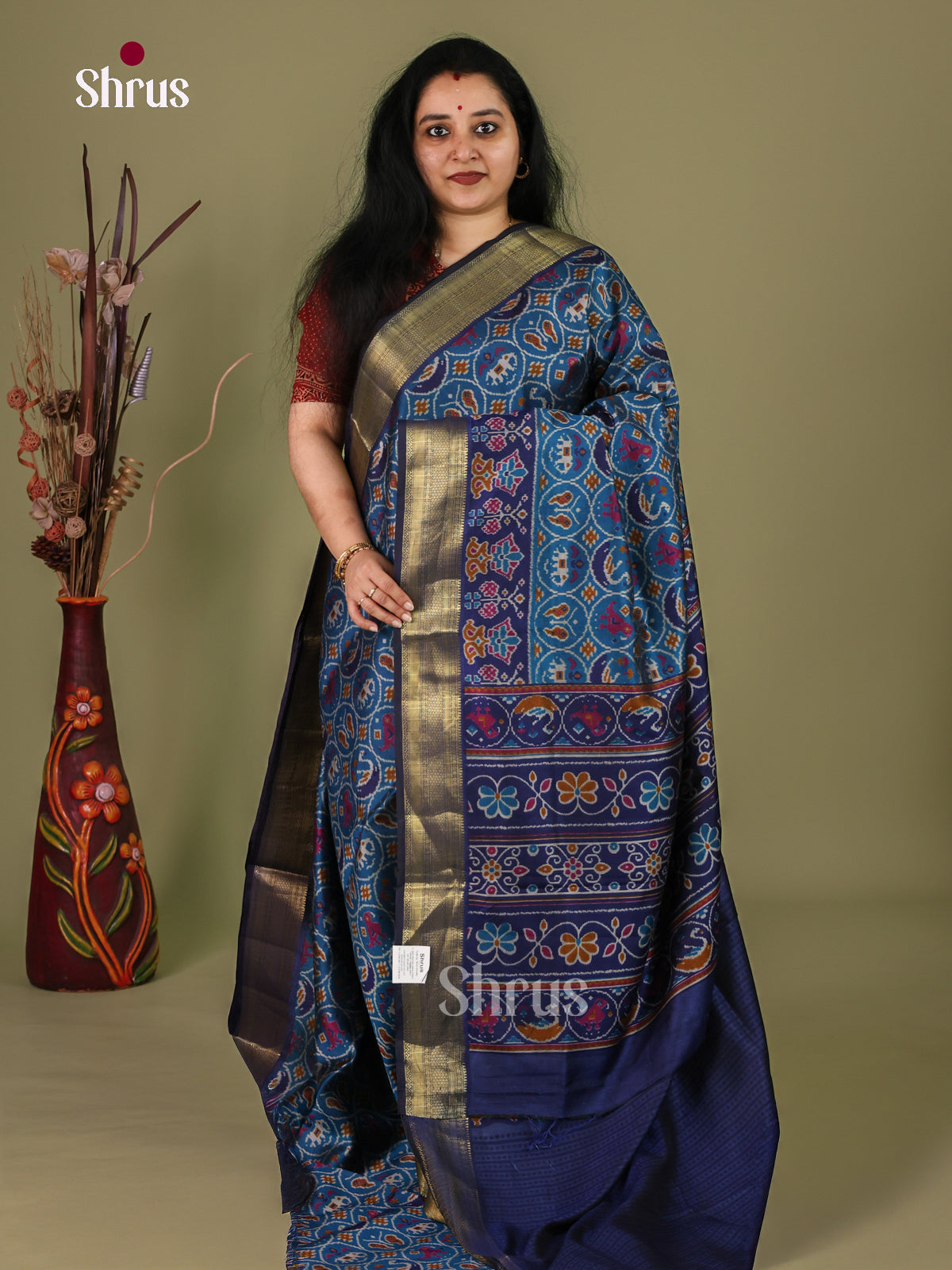 Semi Patola Saree - EH18031