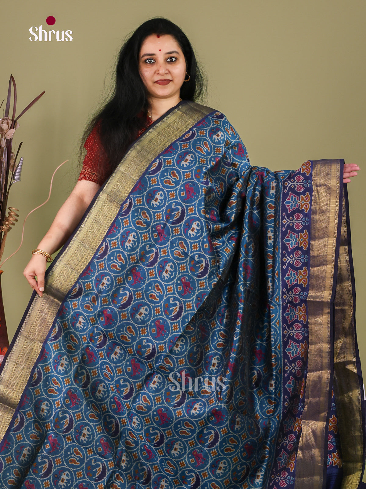 Semi Patola Saree - EH18031