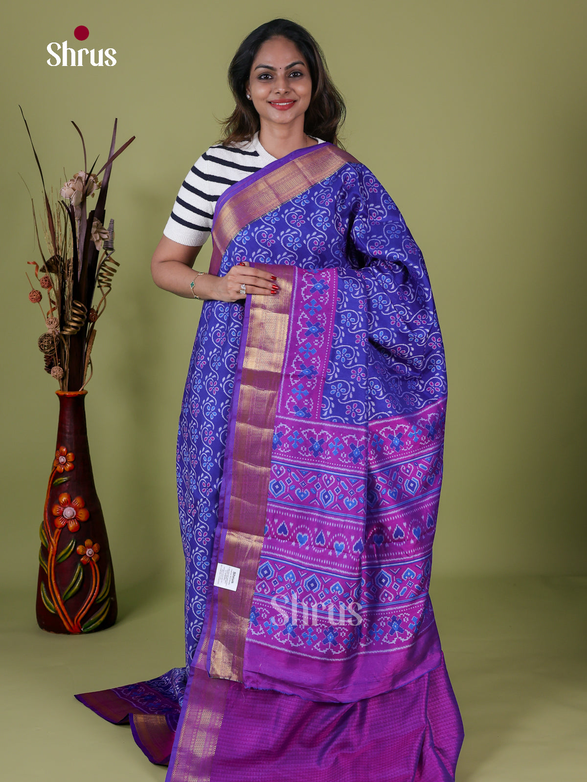Semi Patola Saree - EH18034