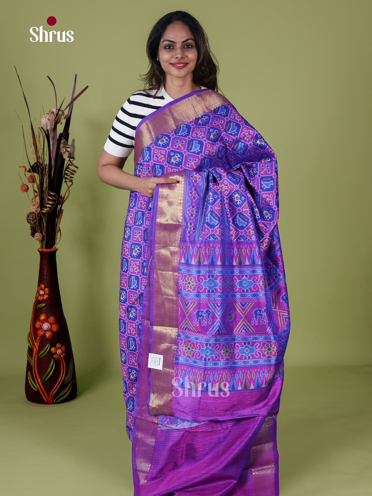 Semi Patola Saree - EH18035