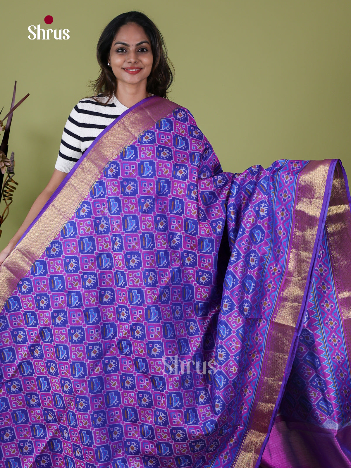 Semi Patola Saree - EH18035