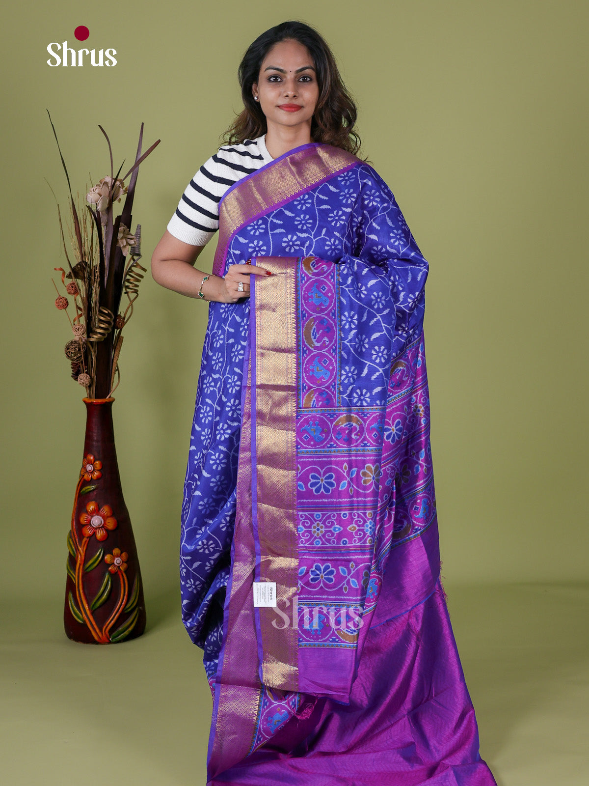 Semi Patola Saree - EH18038