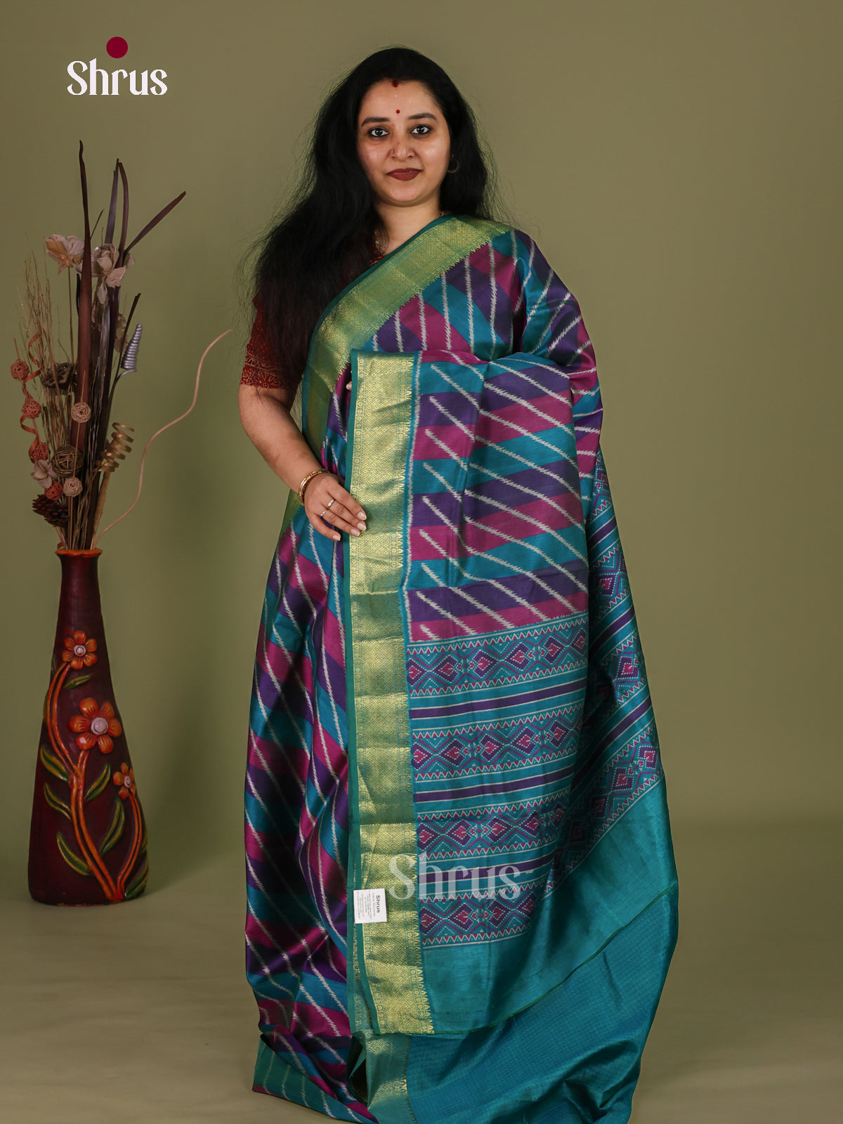 Semi Patola Saree - EH18047