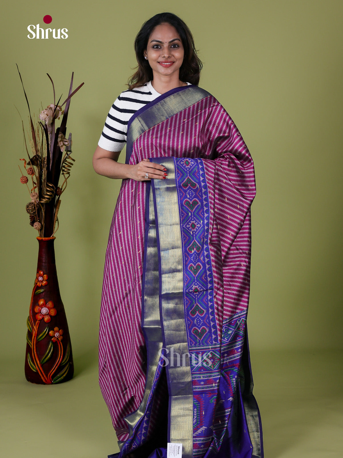 Semi Patola Saree - EH18051