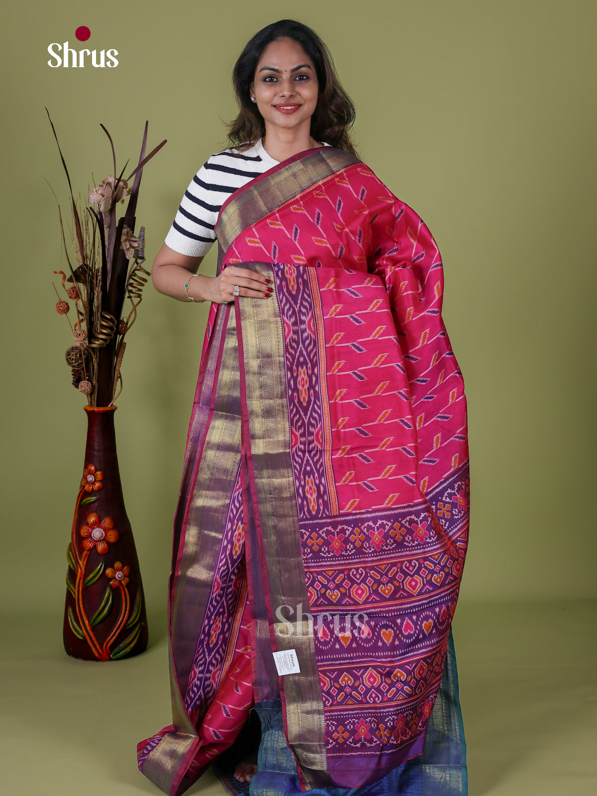 Semi Patola Saree - EH18054