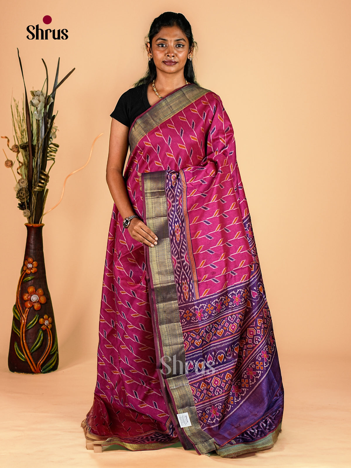 Semi Patola Saree - EH18054