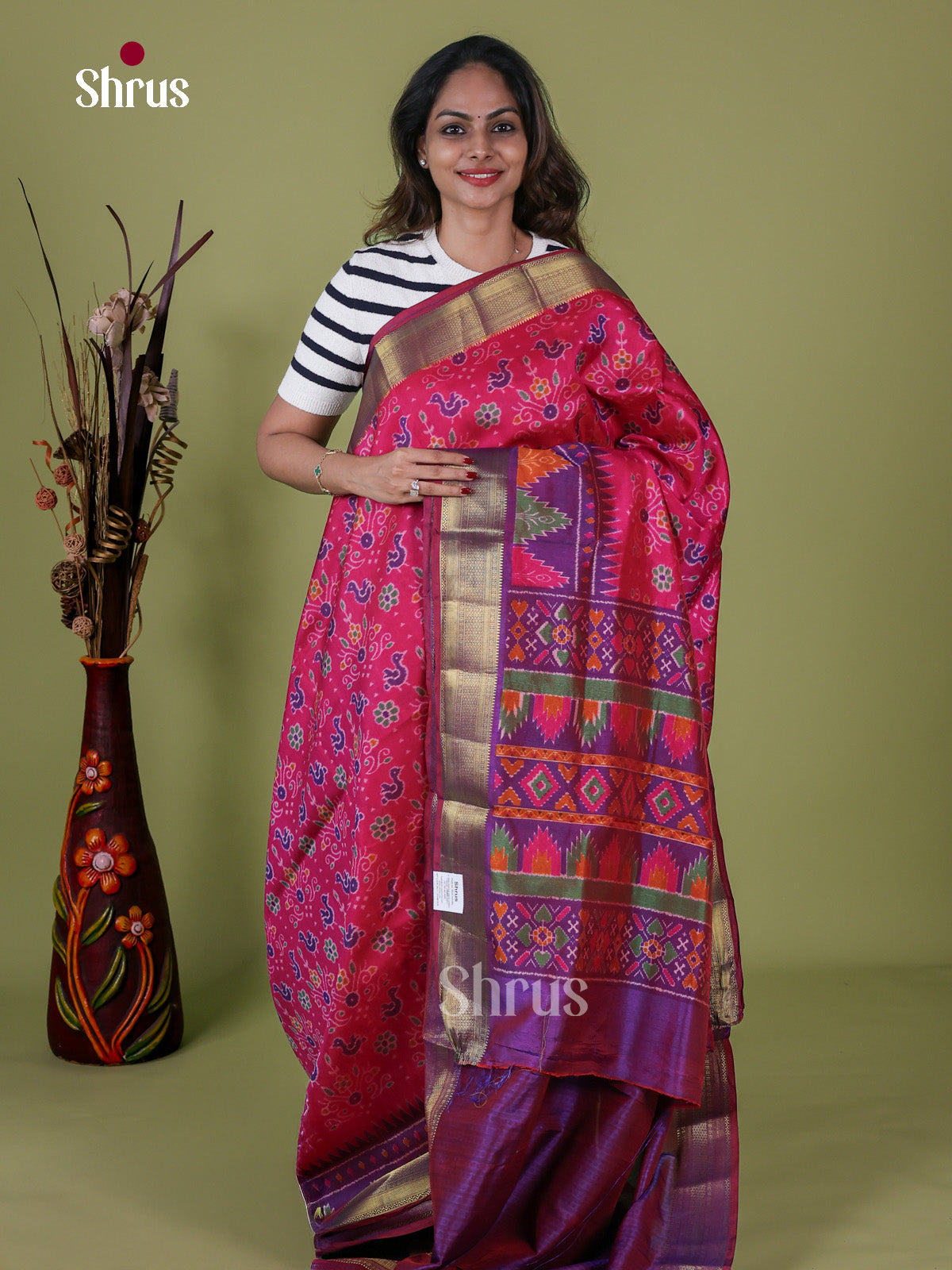 Semi Patola Saree - EH18057